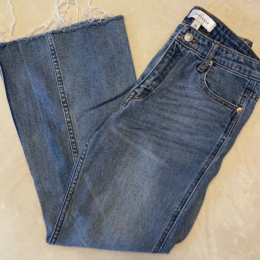 Straight leg jeans
